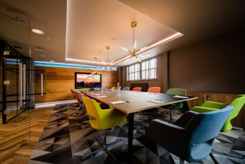 Pyramid Steel & Mojo Open Back Chairs
