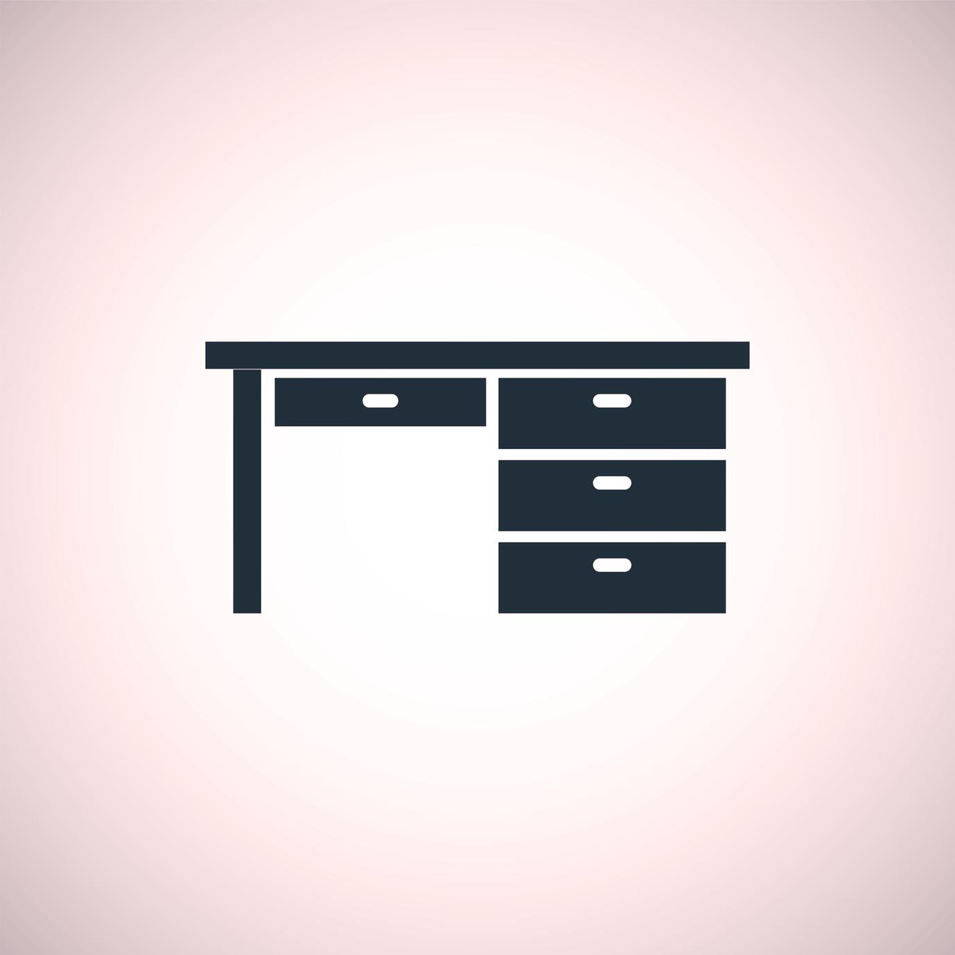 office table icon - Mobili Office